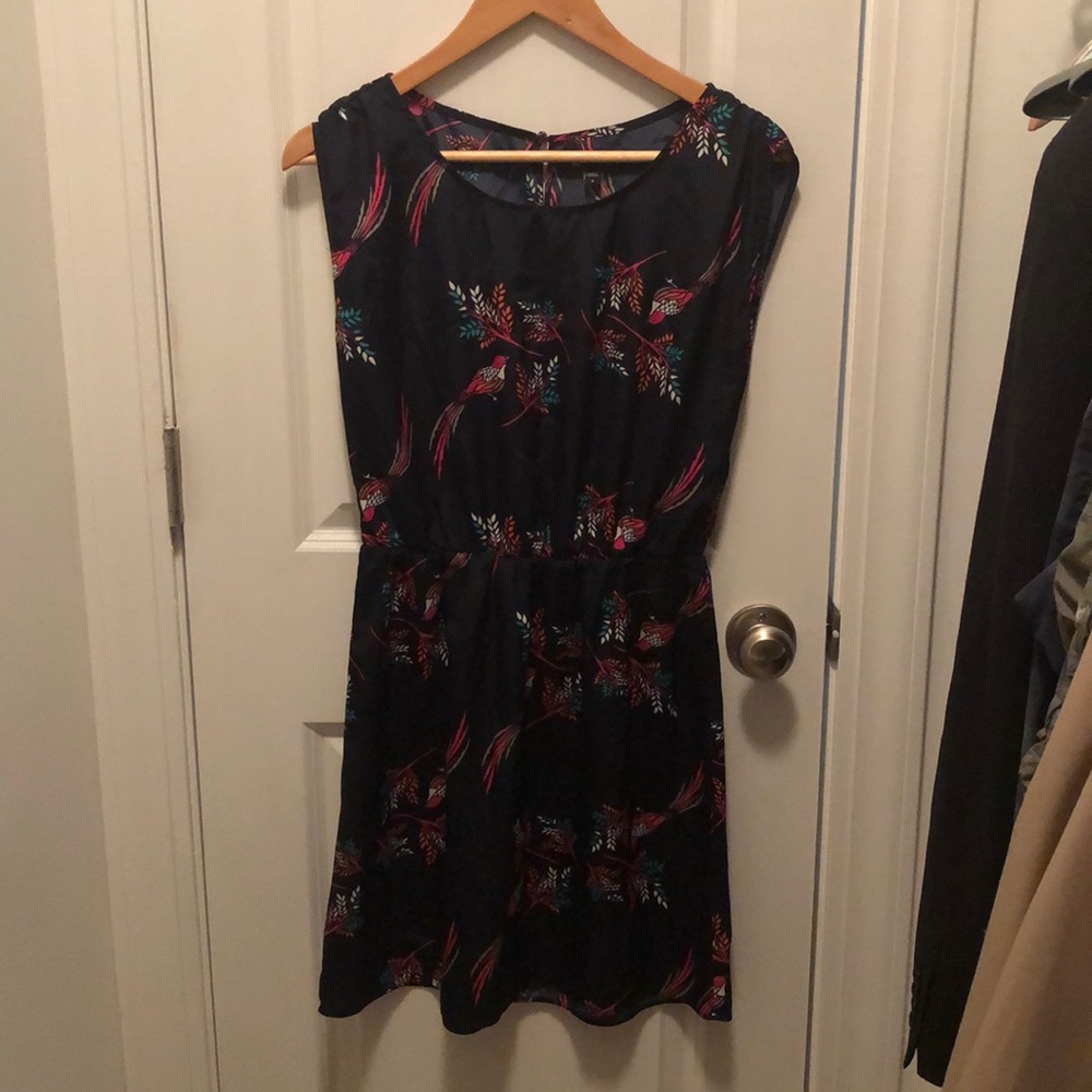Gap navy print dress
